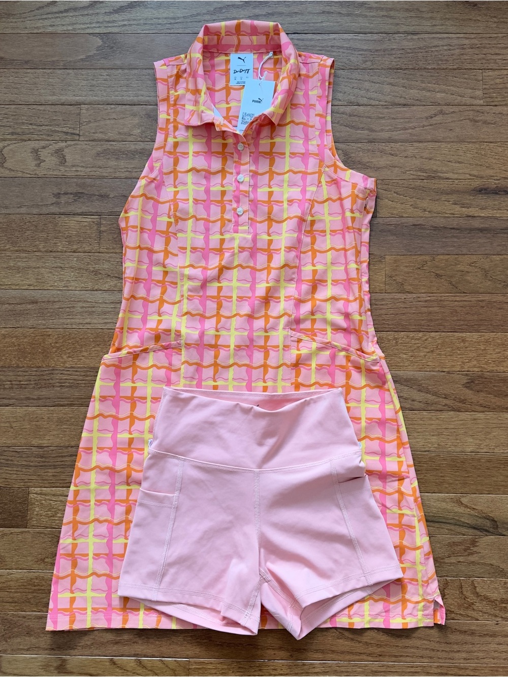 NWT Puma X Dani Dazey Pink Fruit Women’s Golf Dress - Picture 8 of 12